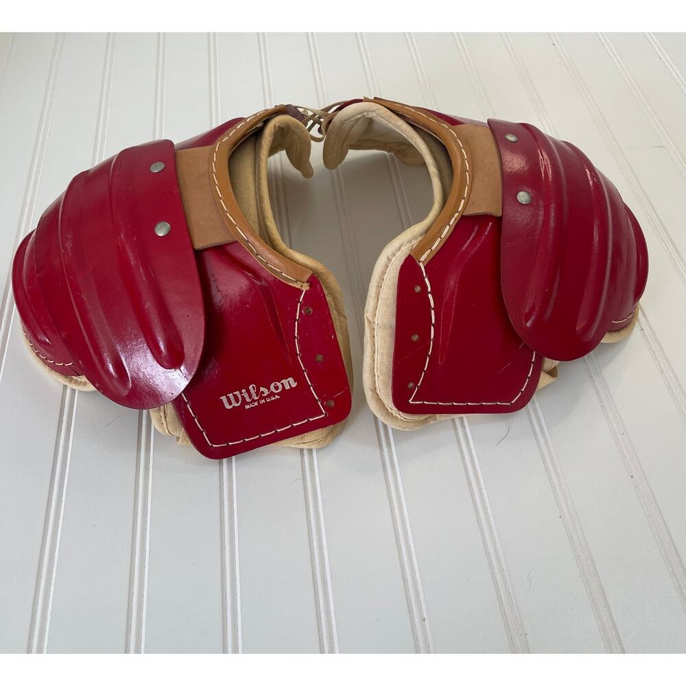 Vintage‎ Wilson 1950s 1960s Youth Shoulder Pads Made in USA Collectible Props